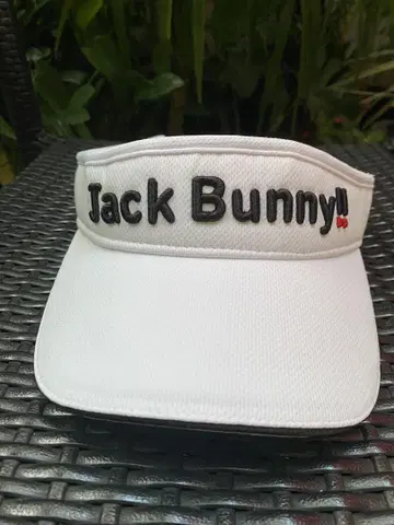 Jack Bunny!! 화이트 바이저