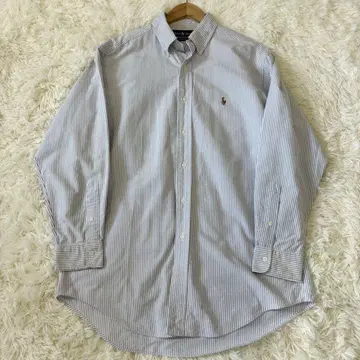 랄프 로렌 스트라이프 옥스퍼드 셔츠 긴팔 L-XL 상당