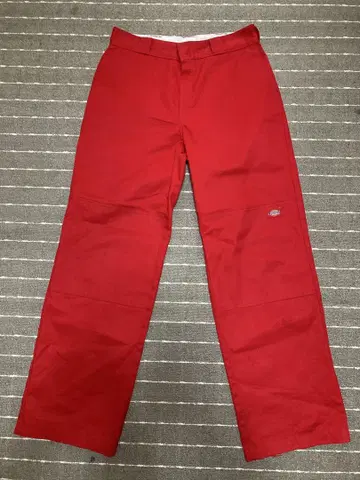 Dickies 더블니 팬츠 레드 32inch