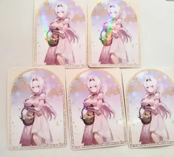 니지산지 ART 컬렉션 카드 시이나 유이카 5장 세트 콜렉터블 카드