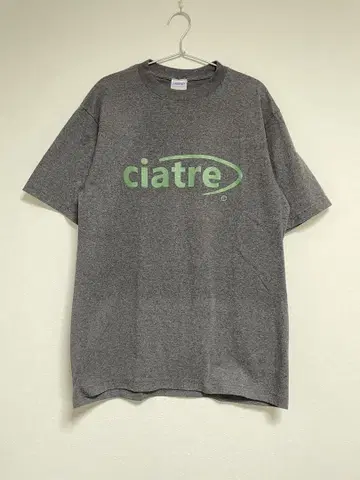ciatre 로고 티셔츠 그레이