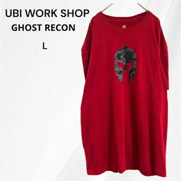 GHOST RECON 티셔츠 반팔 티셔츠 게임 티셔츠 L 레드