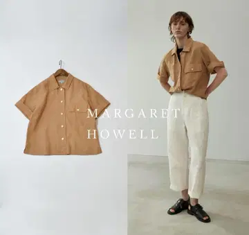 새상품급 2023 ss LOOKBOOK 게재 마가렛호웰 린넨 셔츠