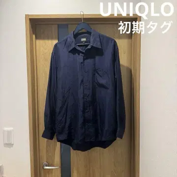 [UNIQLO] '초기 택 실크 셔츠'