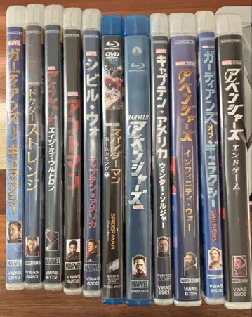 마블 영화 블루레이 DVD 11장 외국 영화