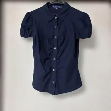 M's Gracy 네이비 반팔 셔츠