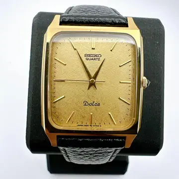새상품급 작동품 SEIKO 세이코 돌체 남성용 손목시계 골드 초경 레어