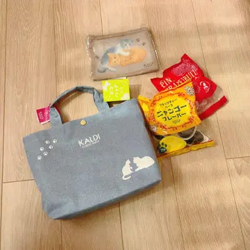 [ 24시간 이내 발송 ] 칼디 고양이의 날 백 미사용