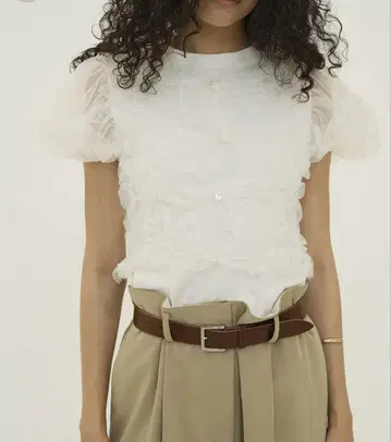 clane TULLE VEST LAYERED TOPS