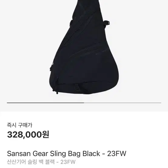 sansangear 23FW SLING BAG BLACK