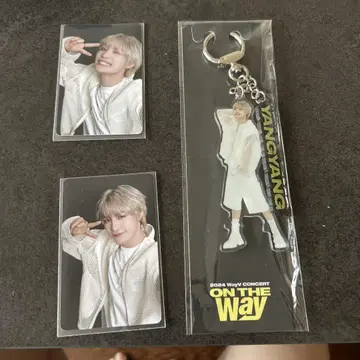 YANGYANG 2024 WayV CONCERT 키링과 트레이딩 카드