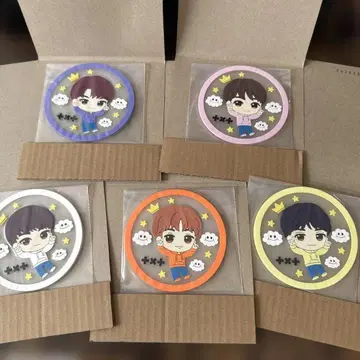 TXT 가챠폰 클리어 러버 코스터 5매 세트