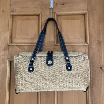 kate spade 케이트 스페이드 바스켓백 스트로우 가죽 숄더백