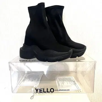 YELLO TOKYO BLACK DOUBLE SNEAKER BOOTS