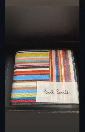 Paul Smith 스트라이프 접이식 지갑