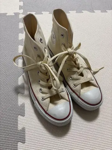 CONVERSE ALL STAR 하이컷 스니커즈 크림