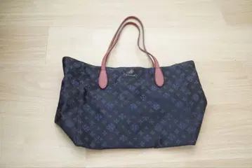 러셋 russet 토트백 블랙 네이비 로고 빨간색 미니토트
