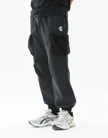 CRONOS Athleisure Cargo Pants [ BLACK ]