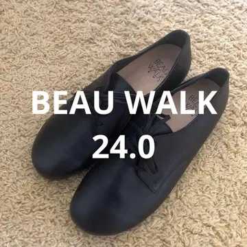 새상품급 BEAU WALK kobe 24.0cm 블랙