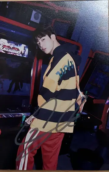 BTSJIN DNA 컨셉 사진 2L 사이즈 친필 사인