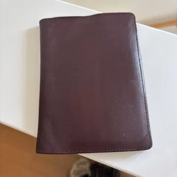 가죽 반지갑 카드 케이스 다크 브라운