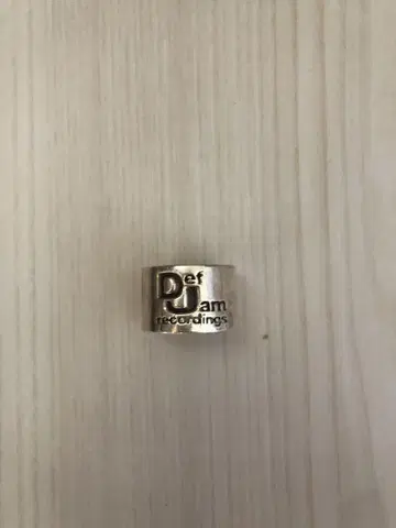 Def Jam Recordings 로고 반지 실버 925