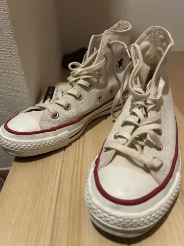 CONVERSE ALL STAR 아이보리 스니커즈