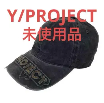 Y/PROJECT 로고 캡 빈티지 데미지 가공 미사용 새상품 익명 배송
