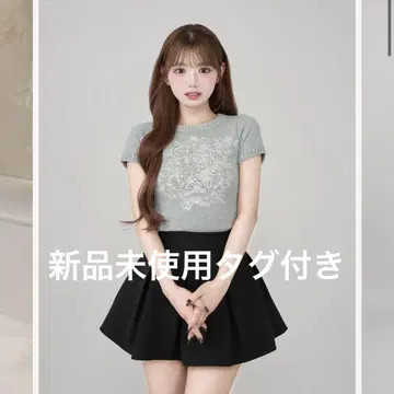 Darich 다리치 DR 비쥬 플라워 니트탑