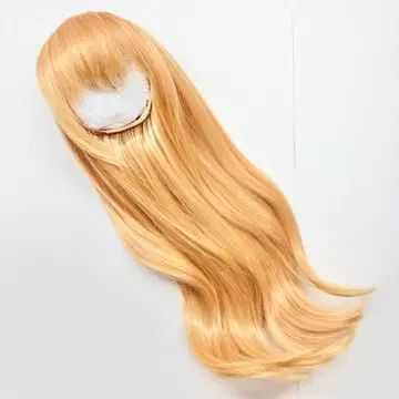 인섬니아 님 가발 9인치 쉬폰 컬 허니 오렌지
