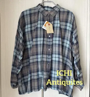 택 포함 새상품 ICHI Antiquites 이치 앤티크 린넨 셔츠