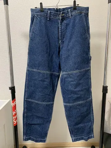 DESCENDANT 데님 블루 와이드 팬츠
