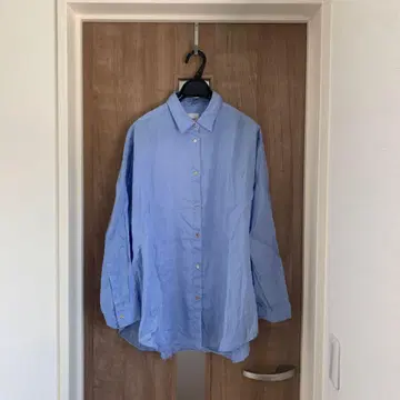 Spick & Span 80 린넨 캐시미어 빅 셔츠