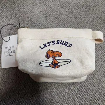 SNOOPY 천 파우치 (내부 포켓 포함)