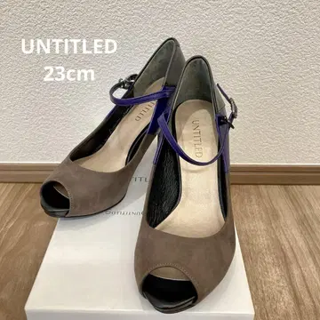 UNTITLED 오픈토 스트랩 힐