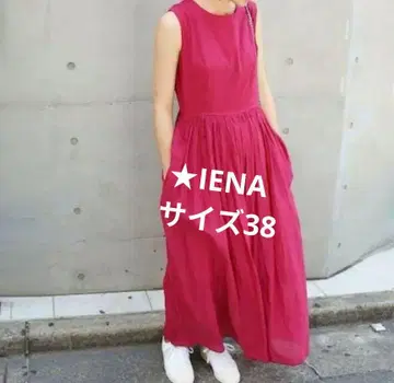 IENA 코튼 보일 슬리브리스 원피스