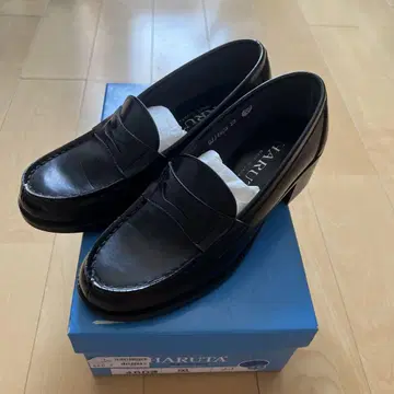 HARUTA ARVIN 블랙 로퍼 23cm 넉넉한 3E