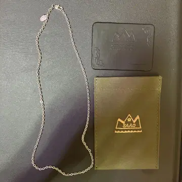 SAAD 목걸이 체인 미사용 새상품