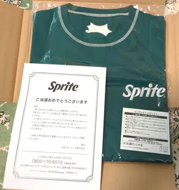 Sprite 스프라이트 빅 실루엣 T셔츠 그린 당선품