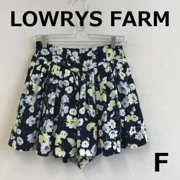 C0804A14 [ LOWRYS FARM ] 꽃무늬 큐롯 스커트