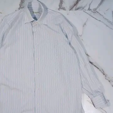 TIE YOUR TIE 호리존탈 칼라 L/S 셔츠 17 스트라이프