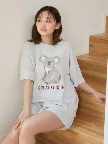 gelato pique (젤라토 피케) 코알라 자카드 풀오버
