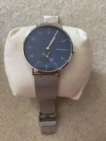 SKAGEN 다크 블루 손목시계 (쿼츠)
