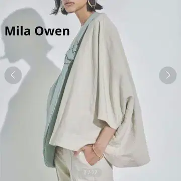 새상품급 Mila Owen 판초 상의 린넨 팬츠 셋업