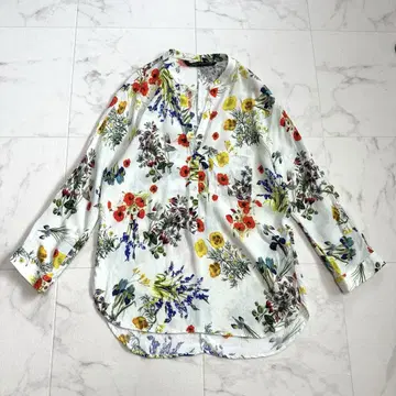 ZARA 자라 우먼 꽃무늬 셔츠 보타니컬