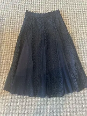 JILLSTUART 질스튜어트 플라워 레이스 도트 스커트