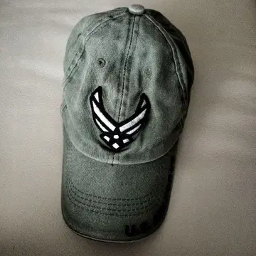 U.S AIR FORCE 워시 가공 자수 밀리터리 모자