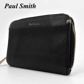 새상품급 Paul Smith 폴스미스 코인 케이스 블랙 가죽