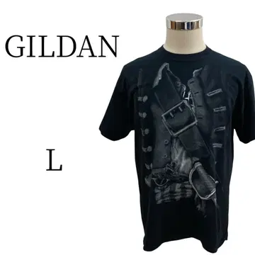 새상품급 GILDAN 길단 블랙 티셔츠 L