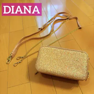 DIANA 반짝반짝 라메 숄더백 핑크